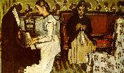 Paul Cezanne Girl at the Piano China oil painting reproduction
